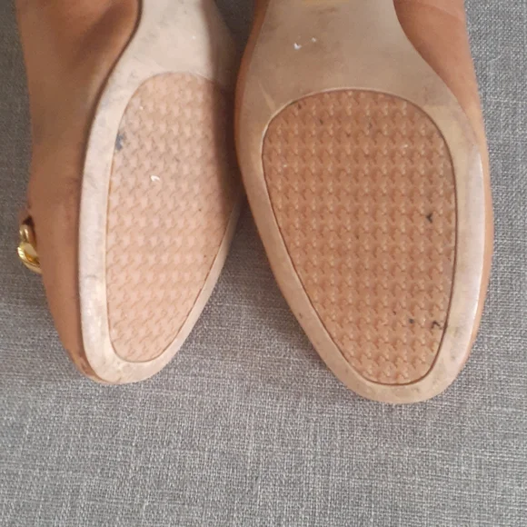 Lauren ralph Lauren tan leather pumps shoe  size 10B - Picture 11 of 16